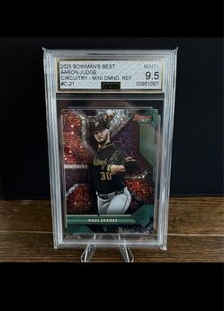 Topps 2025 Bowman's Best Paul Skenes Circuitry #C-21 Mini Diamond AGS 9.5
