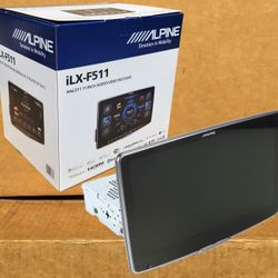Alpine Single Din Car Stereo System 11" Floating Touchscreen Wireless Apple Carplay Android Auto Bluetooth USB Mp3 YouTube Netflix HDMI ILX-F511 🚨