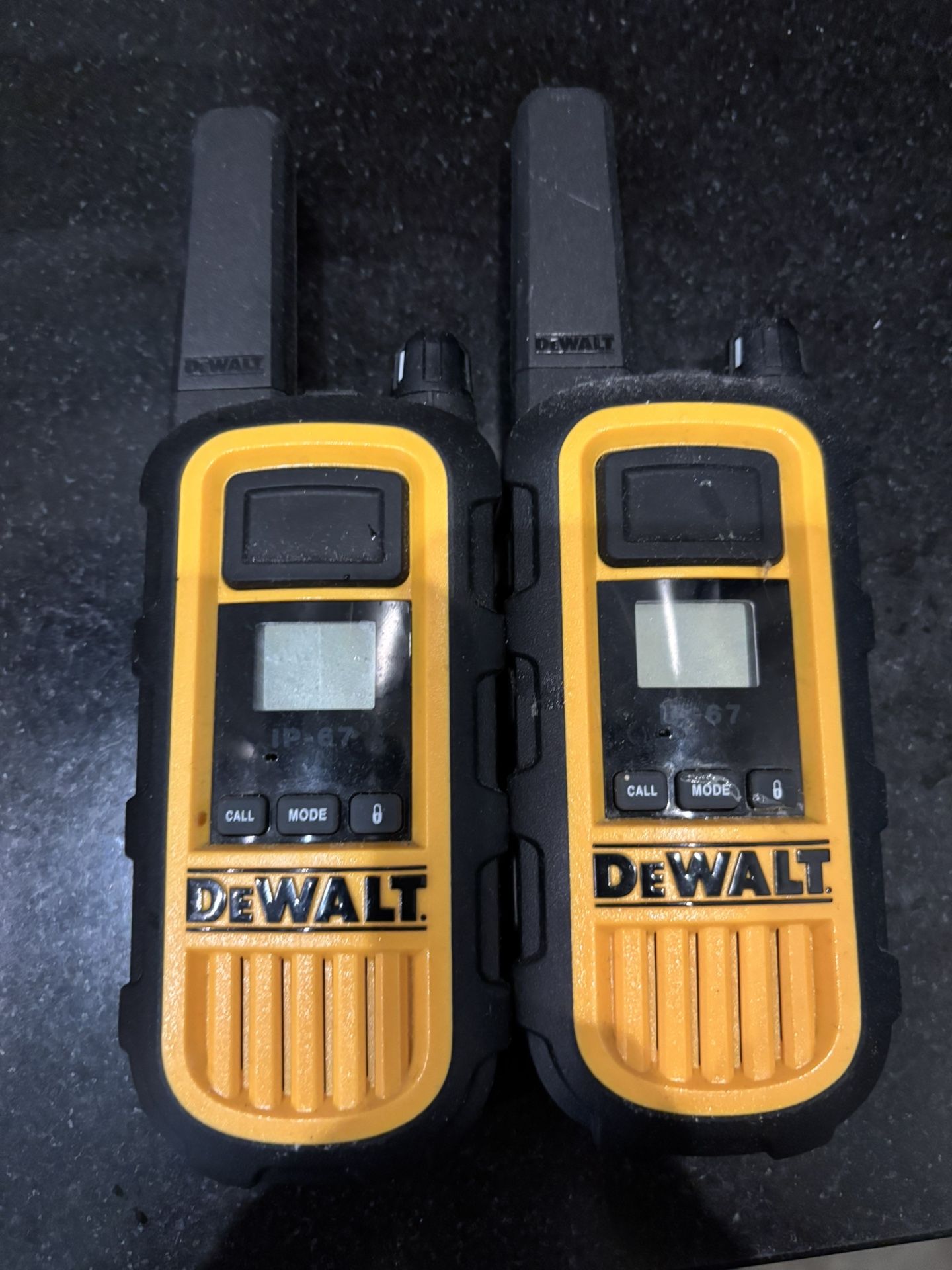 Used DEWALT DXFRS800 heavy-duty two-way radios