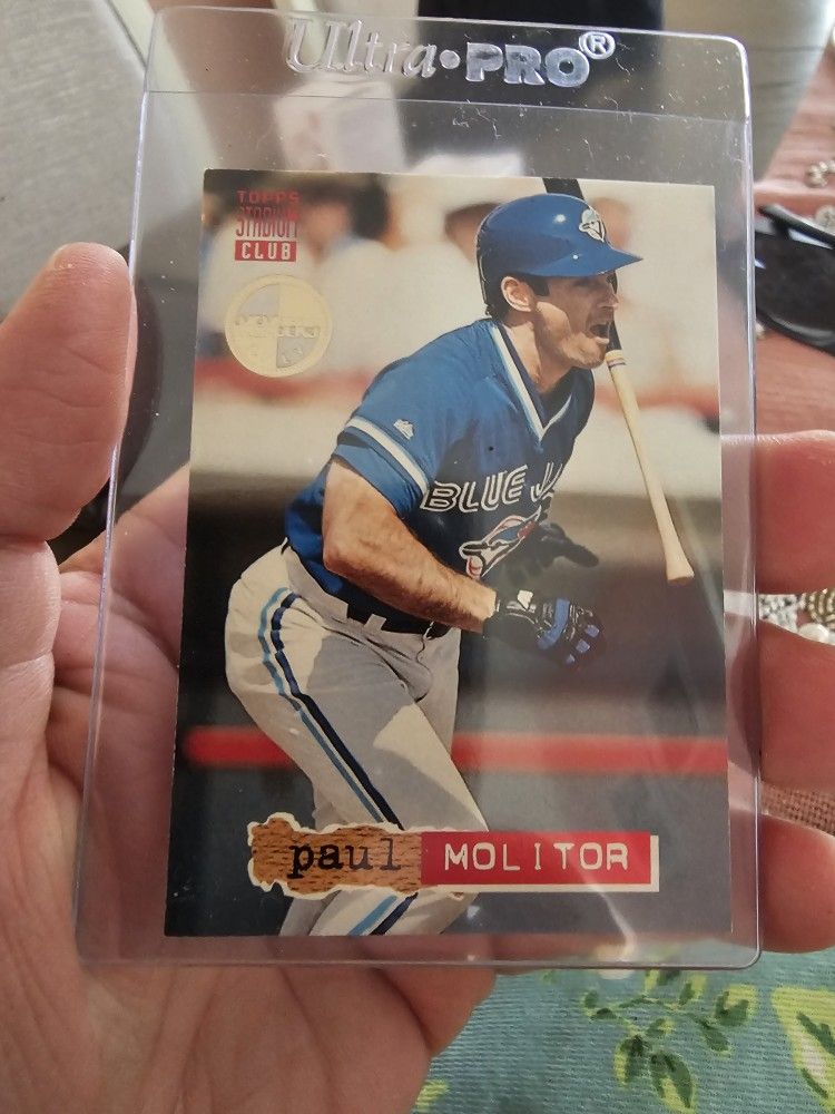 Paul Molitor Toronto Blue Jays '94 Topps Stadium Club Members Only Baseball Card