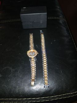 Braclet and watch Rose Gold