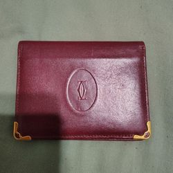 Cartier Bordeaux Wallet