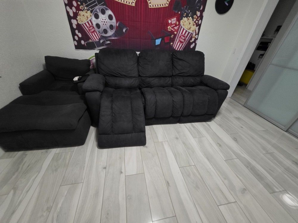 La-Z-Boy Sofa $80 Chaise $90