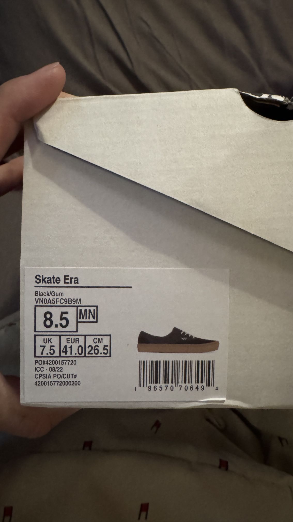 Vans Era Size 8.5