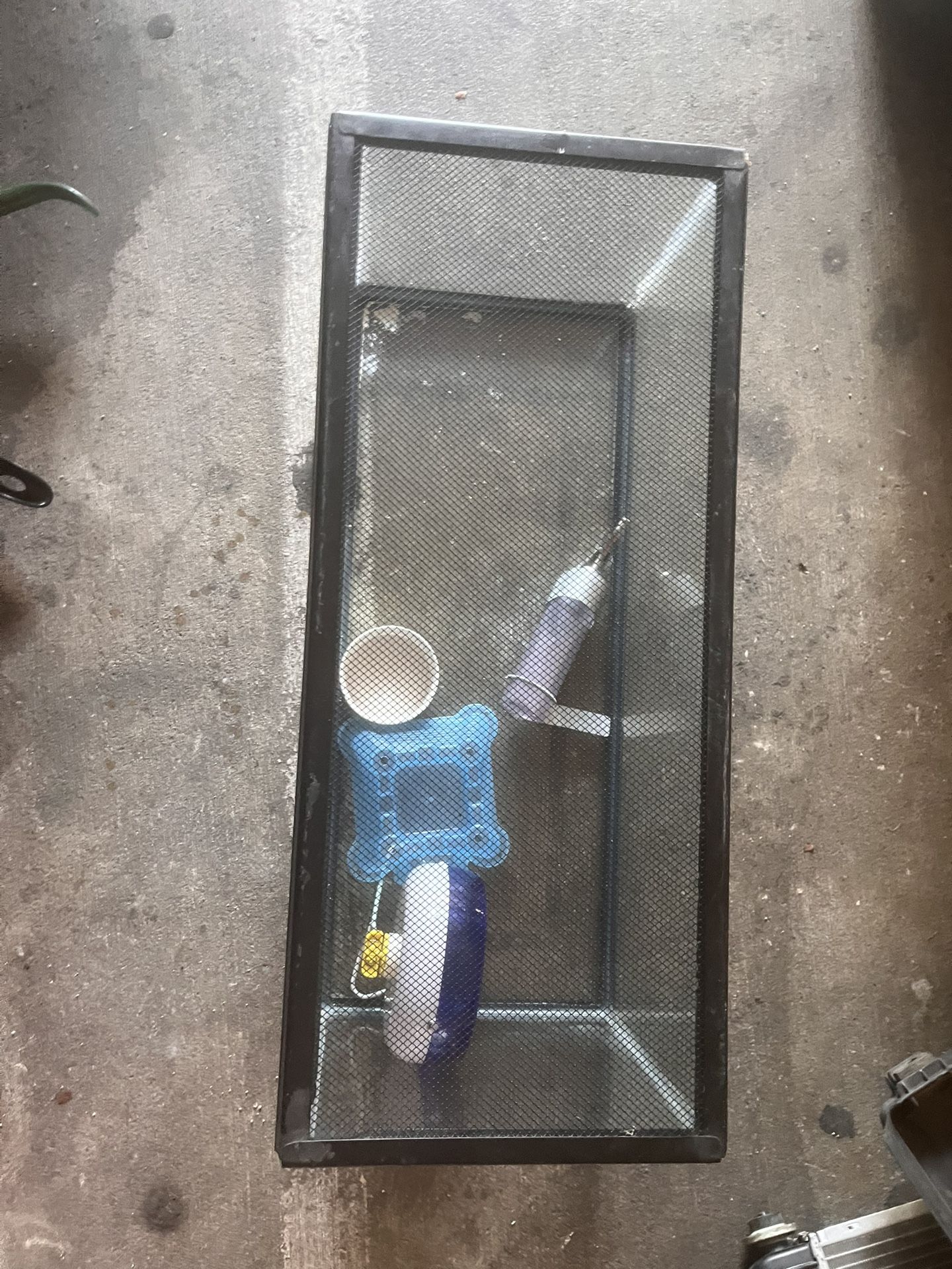 Glass Aquarium w/ Hamster Toys