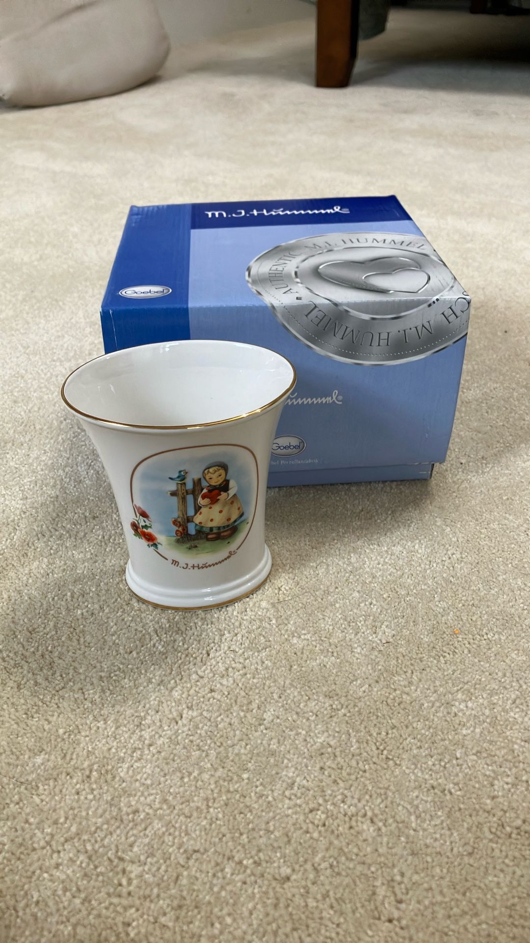 M.I. Hummel Porcelain Vase