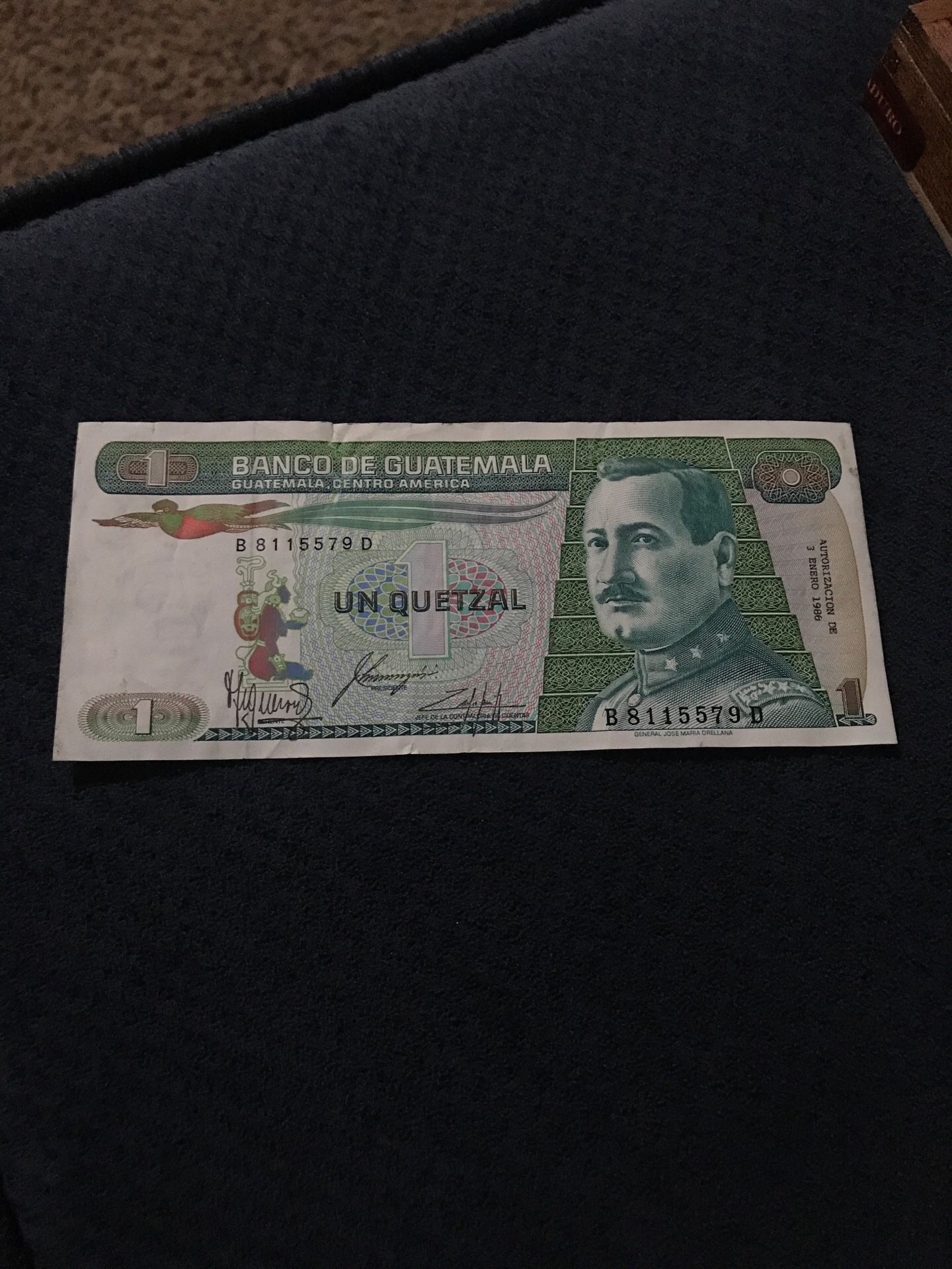 Guatemala/ 1 Quetzal