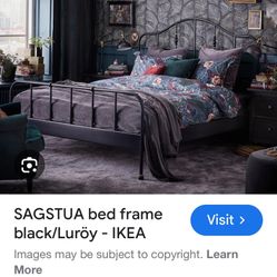 IKEA Full Size Metal Bed frame 