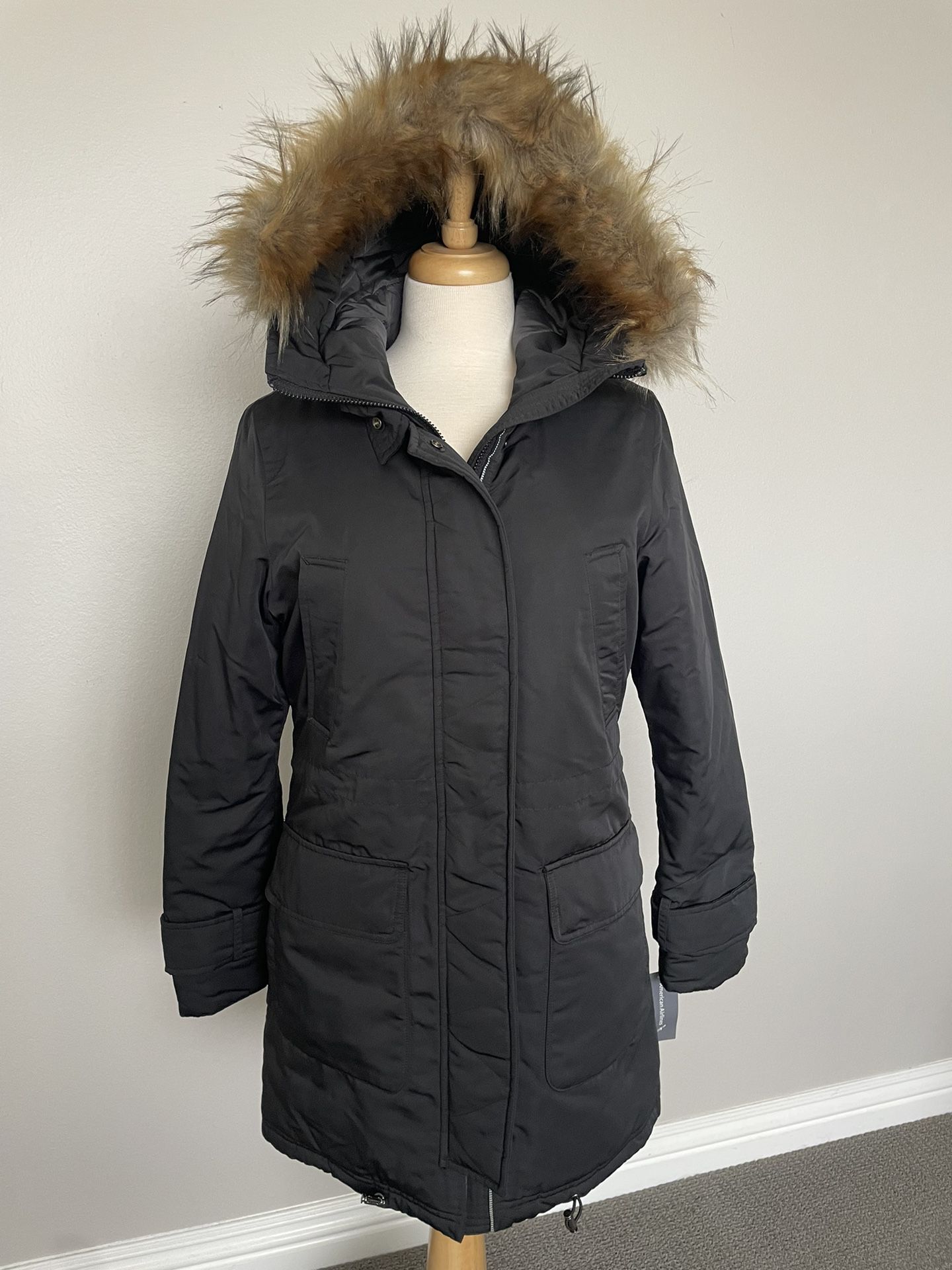 NWT American Airlines Ladies Parka Jacket - XS