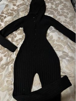 Fashion nova onesie with ears on the hood