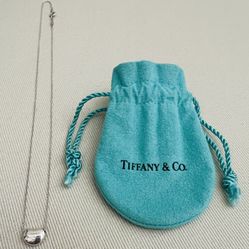 Tiffany & Co. Bean Necklace w/ Chain & Bag for $203