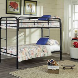 TWIN OVER TWIN BUNK BEDS 