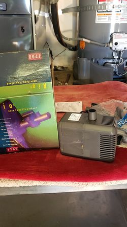 Submersible pump with accessories