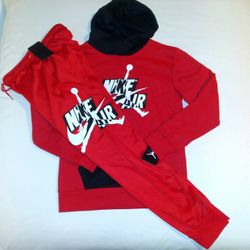 Jordan Boys Youth 2pc Hooded Jogger Set- Large 