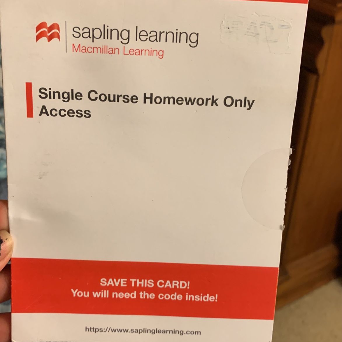 Sapling Learning Access Code