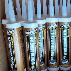 Titebond Sealant For Siding. Windows. Doors. Color White . Total Pack 12 Tubes