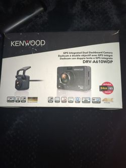 Kenwood DRV-A610WDP 4K Front & Rear Dash Camera System — New / Complete in Box