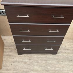 Dark Brown 4-Drawer Dresser