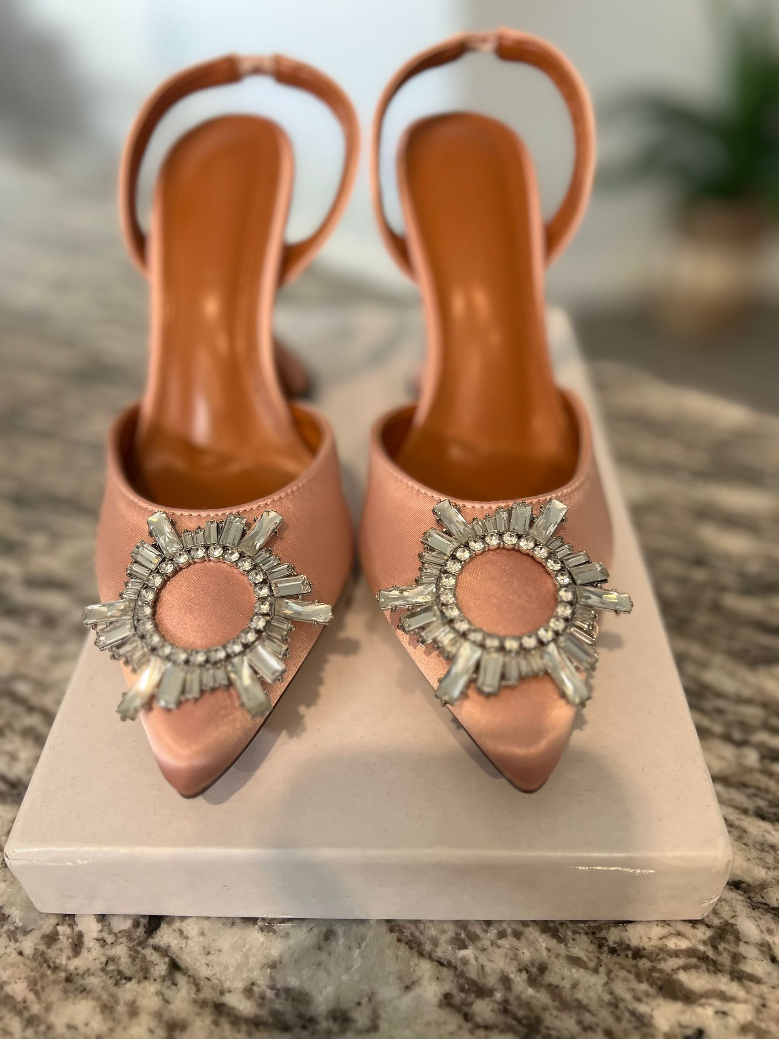 Amina Muaddi Dupe Beautiful Evening Shoes