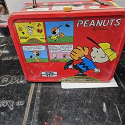  Lunch Box, Peanuts ,  Antique