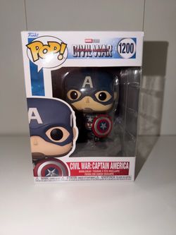 Funko Pop Civil War Captain America #1200
