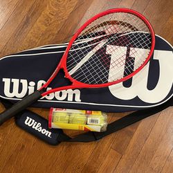 Wilson tennis Racket And Balls