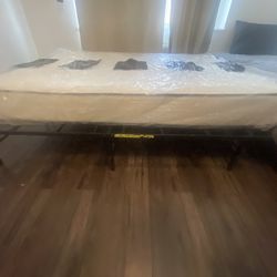 Frame And Full Mattress 