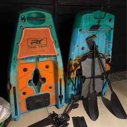 Reel Yak Radar 10ft Modular Kayak with Fin Drive