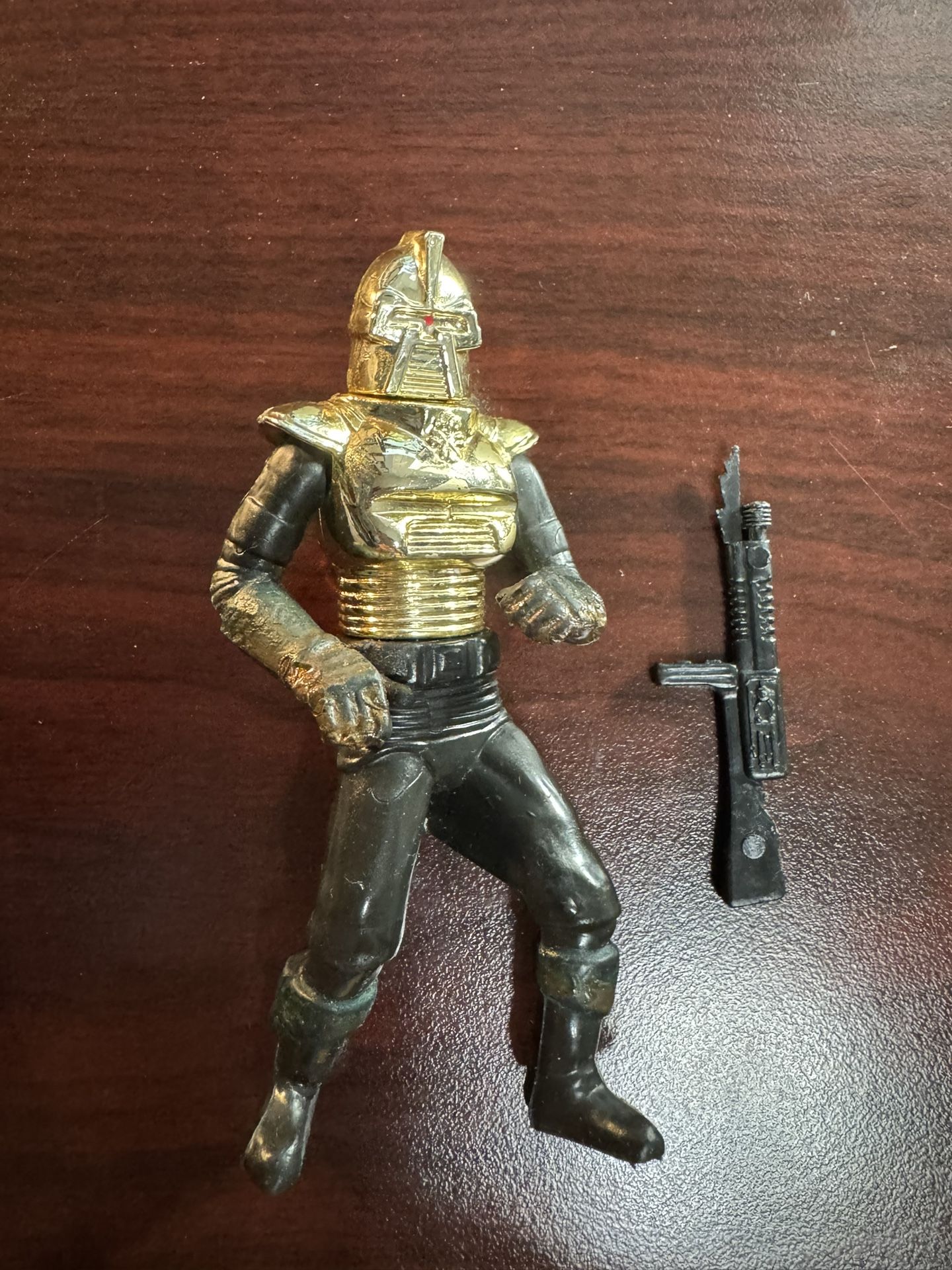Vintage and Rare 1978 Battlestar Galactica - Cylon Commander Action Figure w/weapon - Mattel