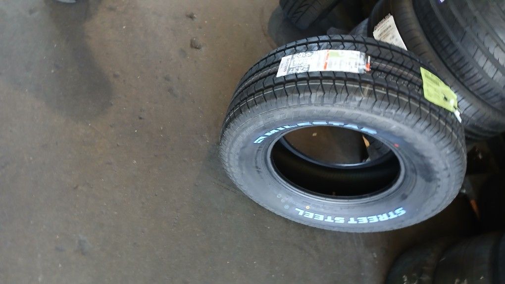 275 60 15 Milestar New Tire White Letter
