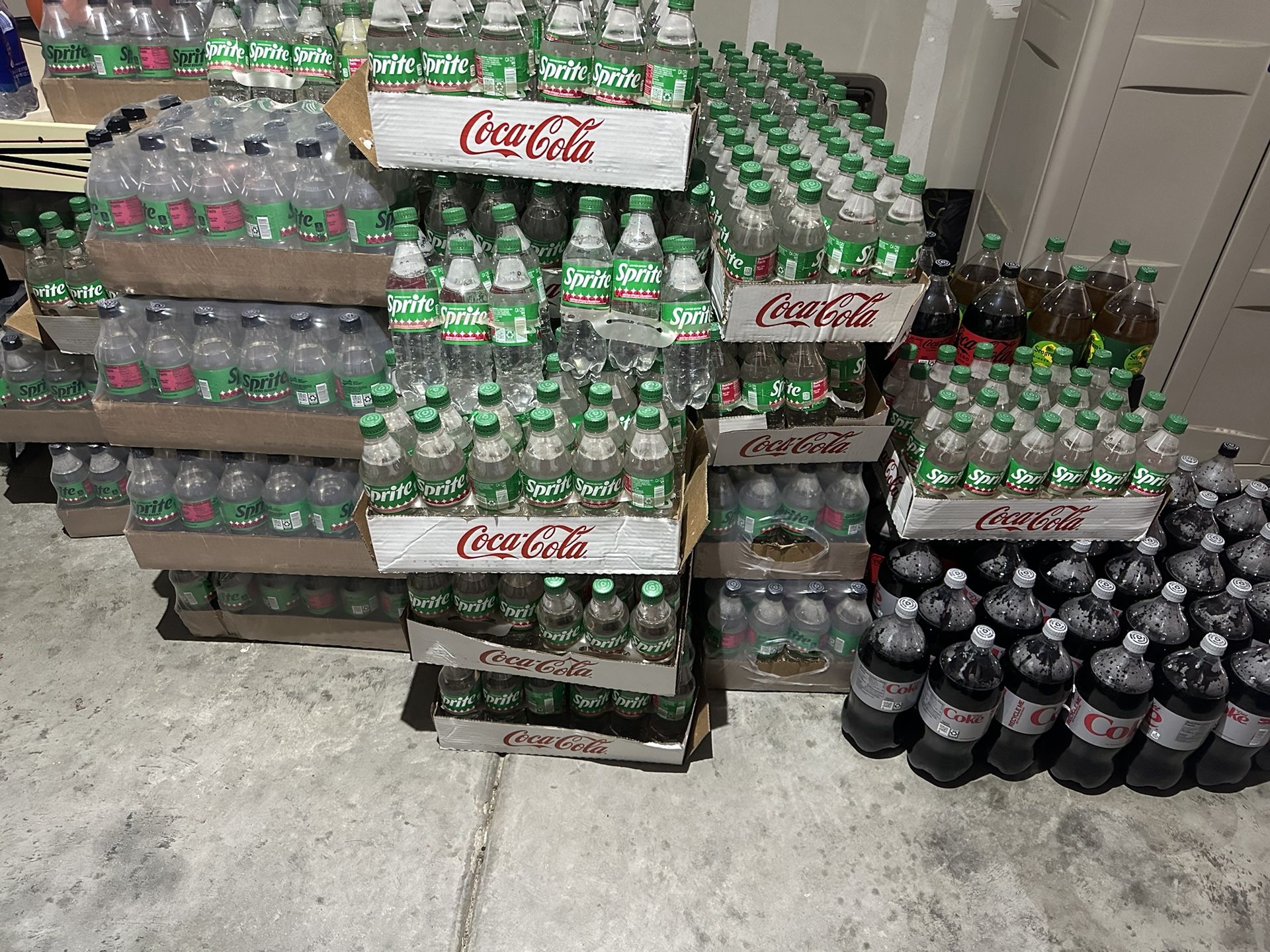 12 cases of Holiday Sprite ( 24-20oz bottles a case ) & Two 2Liters