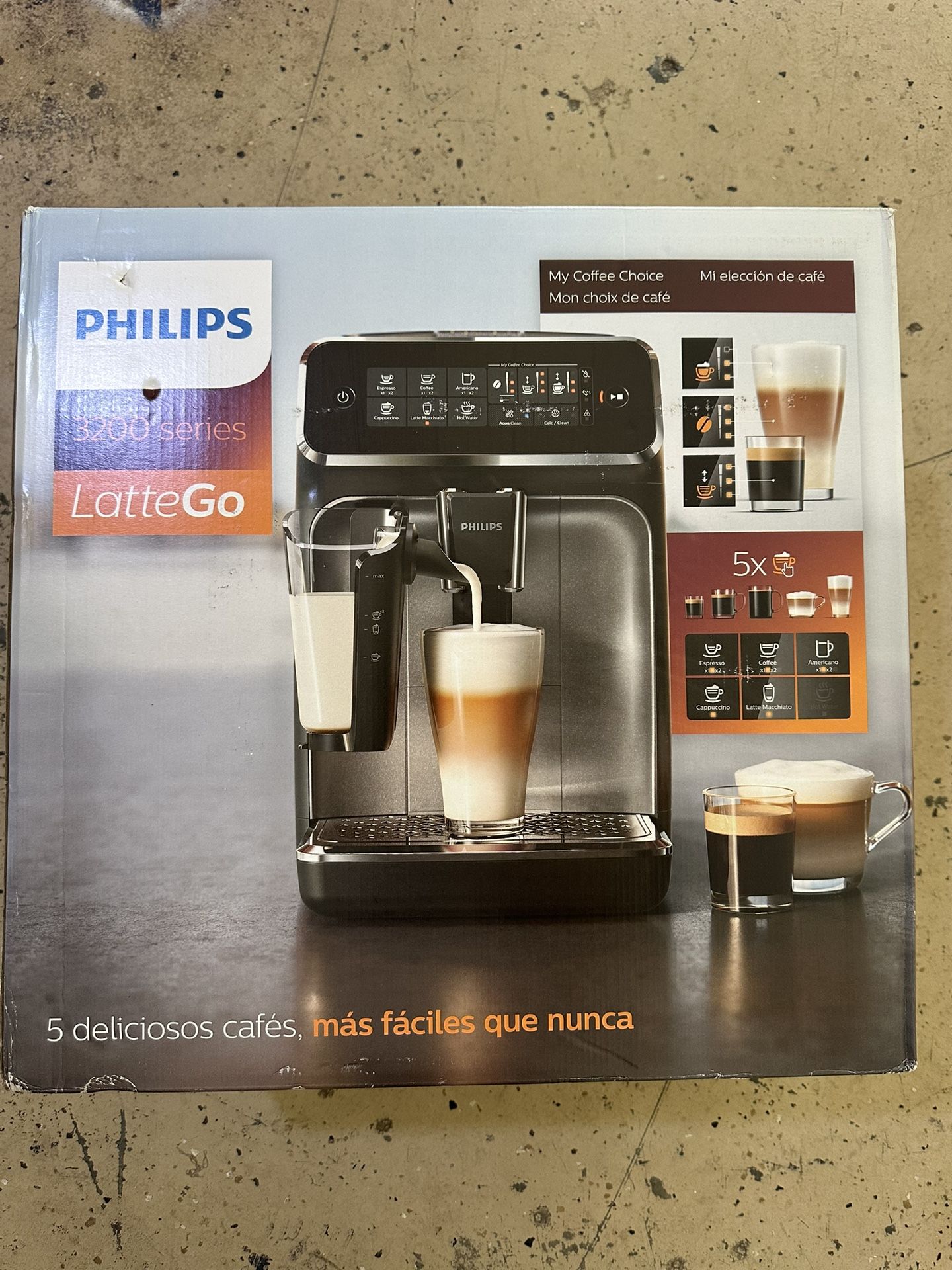 Cafetera Philips LatteGo 3200 NUEVA sellada - $200 ☕️