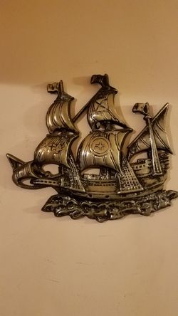 Vintage Bronze wall Decorative 14"x12"