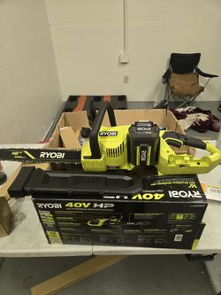 Ryobi 40v Hp 16inch Chainsaw Kit 