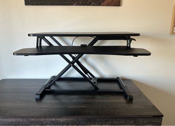 VIVO Standing Desk Converter / Sit-Stand Workstation – Adjustable Height