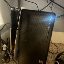HP - Desktop - AMD Ryzen 3 - 8GB Memory - 256 GB SSD - Dark Black