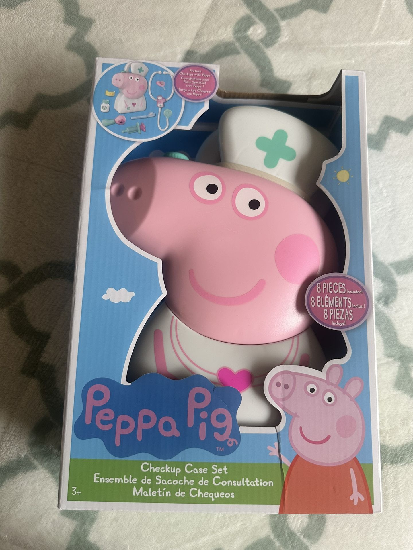 Peppa Pig check up Doctor Playset New 