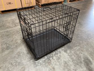 Medium 24” Dog Crate wire folding cage 24”x17”x20””H double doors New in Box