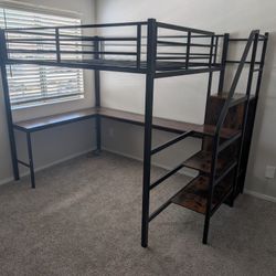 Bedframe With Desk Combo 