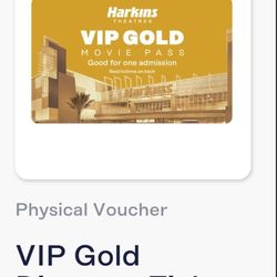 Harkins VIP Gold Discount Tickets (50 Pack)