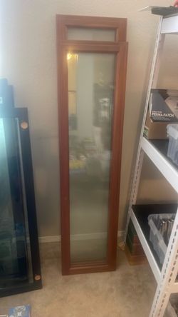 Glass doors 14  1/2x56 1/2 and 60 1/2 2 of ea  $50ea