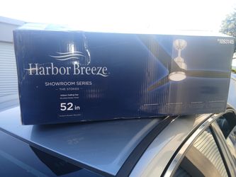Harbor Breeze The Stokes 52-in Brushed Nickel
