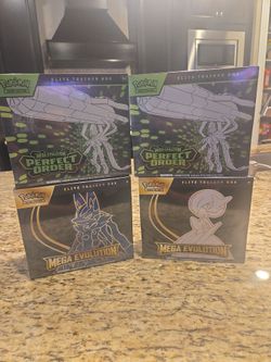 2 mega evolution etbs and 2 perfect order etbs