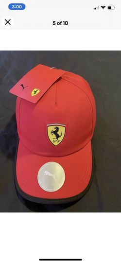 Puma Men Ferrari Race BB Cap Red 022809 01 HS