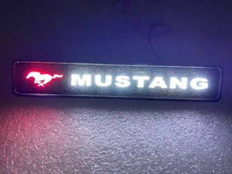 Ford Mustang LED Logo Light Emblem Car For Front Grille Badge Illuminated Decal