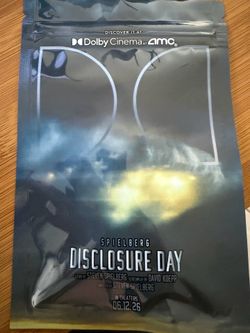 Disclosure Day Mystery Button Pin AMC Dolby Movie Promo Limited Edition SEALED
