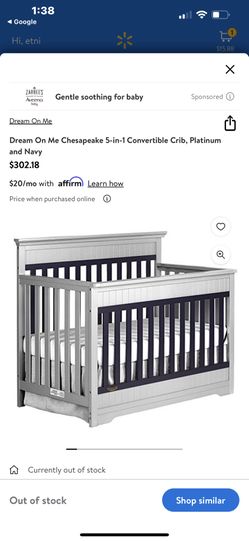 Chesapeake 5 in 1 convertible cheap crib