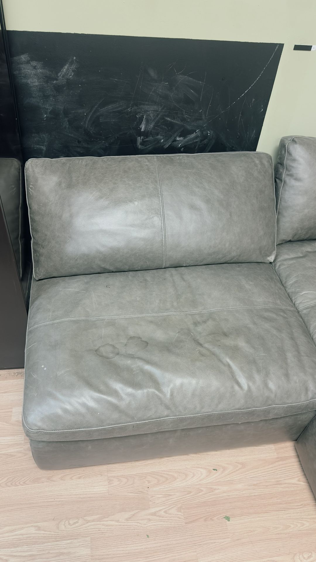 Modular Genuine Leather Corner Sofa
