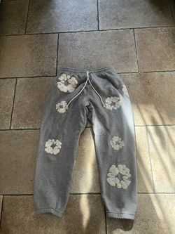 Denium Tear Sweatpants