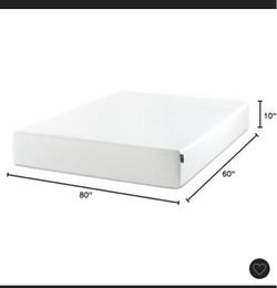 10 in green tea memory foam queen size mattress